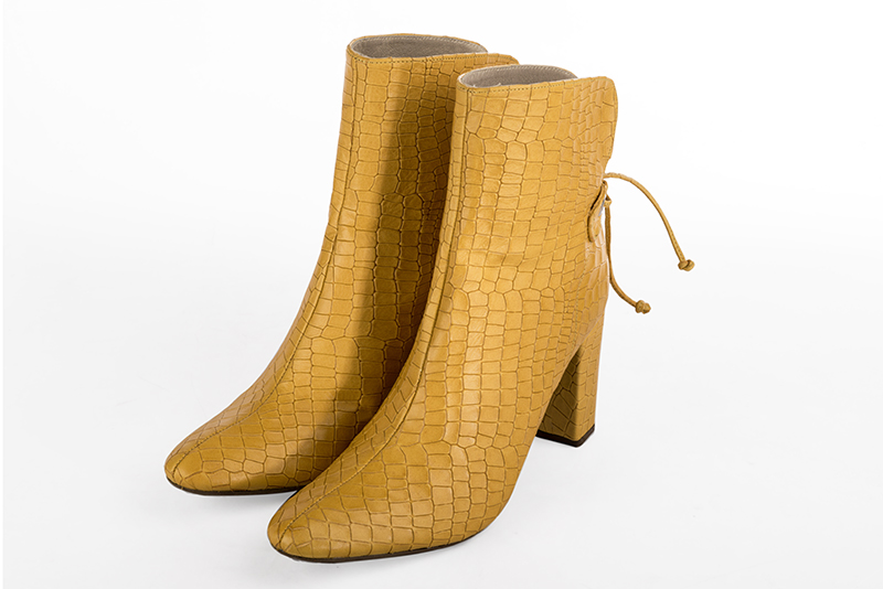 Bottines store jaunes femme